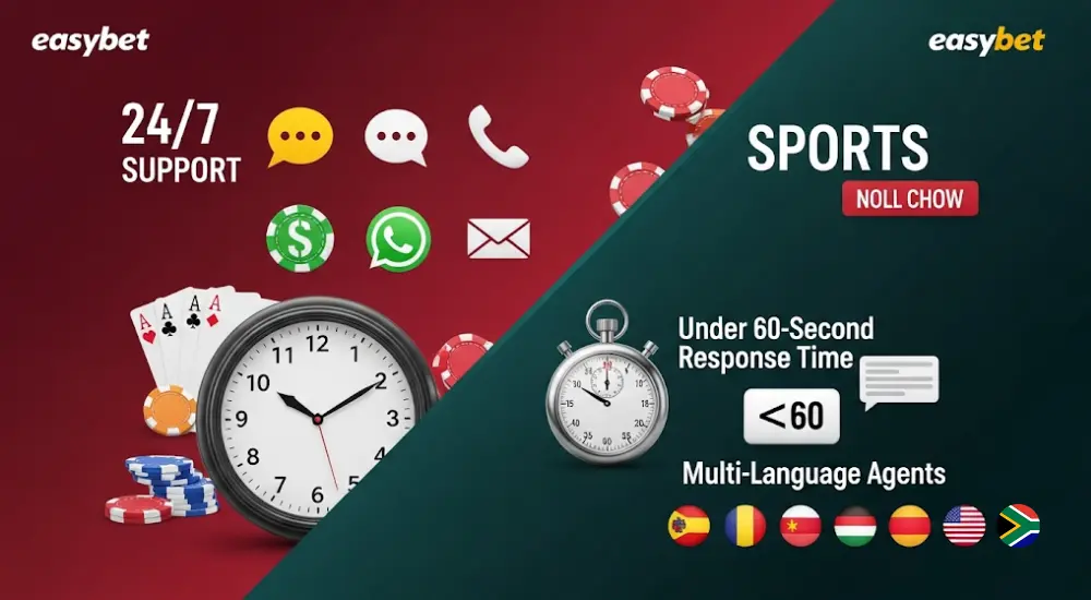 Customer Support at Easybet